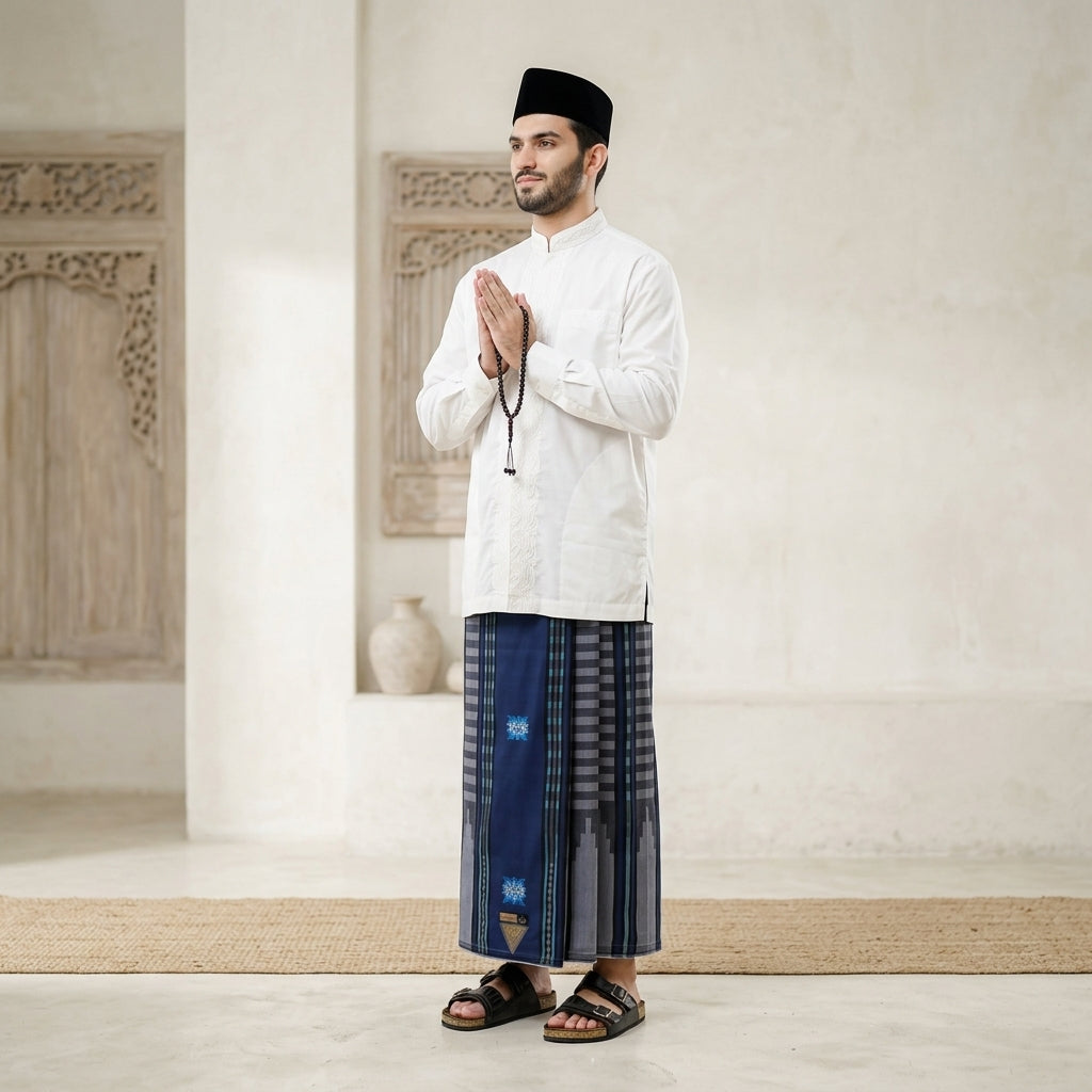 Seventeen Y23-SDA Black Blue Sarong