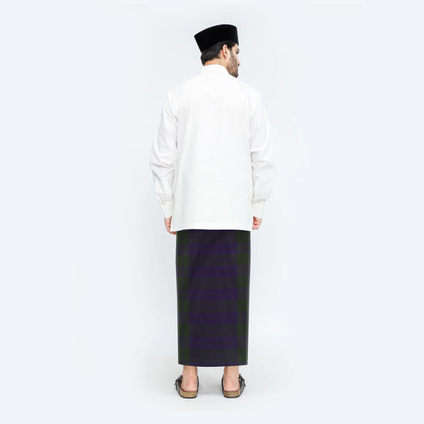 Sarung BHS Excellent Gold Motif E51 KDT Ungu Hijau 02
