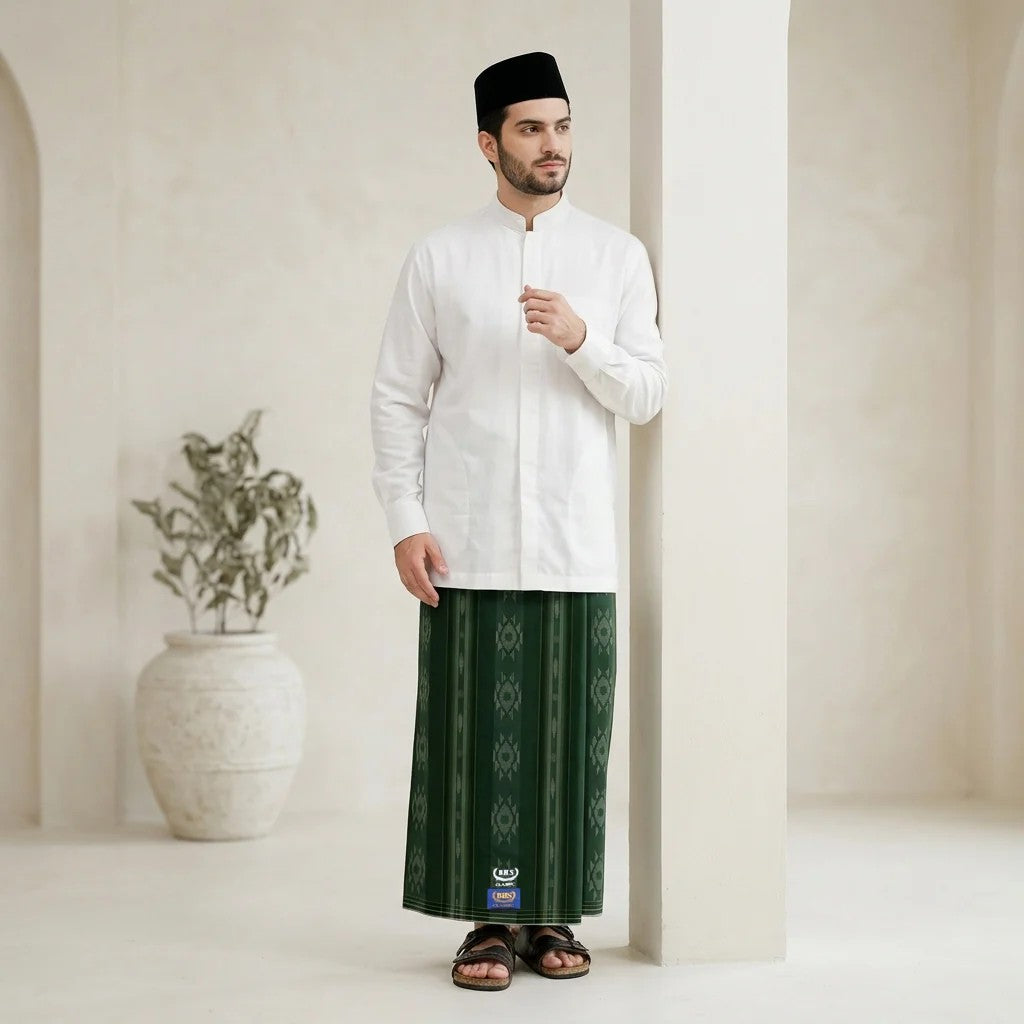 Grosir 10 Pcs Sarung BHS Classic Gold Motif C44 DBY MIX SJ