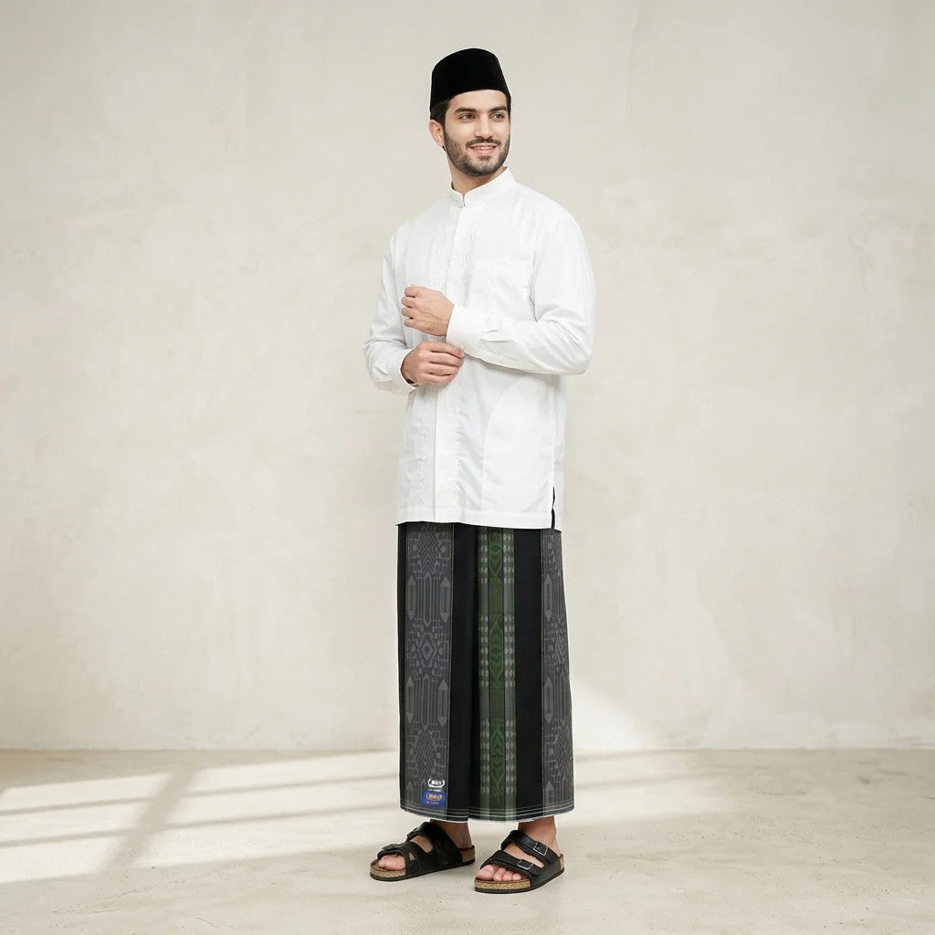 Grosir 10 Pcs Sarung BHS Classic Gold Motif C44 DBY MIX SJ