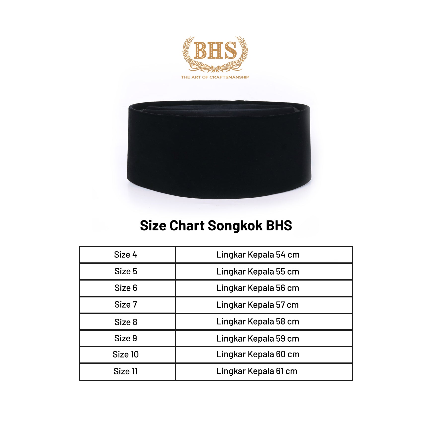 Songkok BHS Masterpiece Motif Baginda 001 Tinggi 9