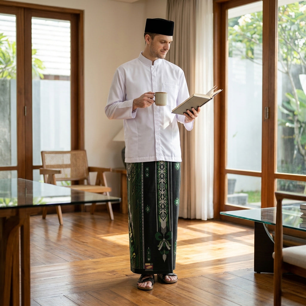 Sarung ATLAS Super Premium 925 A9 SJA SJ Hijau Tua