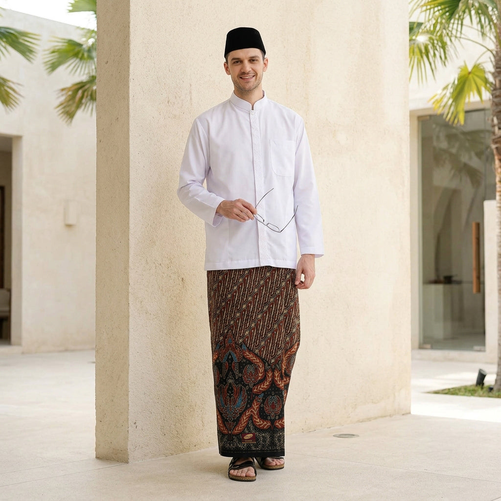 Sarung ATLAS Idaman 555 Batik Motif BHS A5 PBD 031