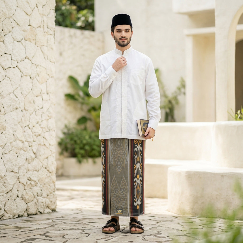 Grosir 10 Pcs Sarung BHS Innovaire Gold Motif F34 JKA