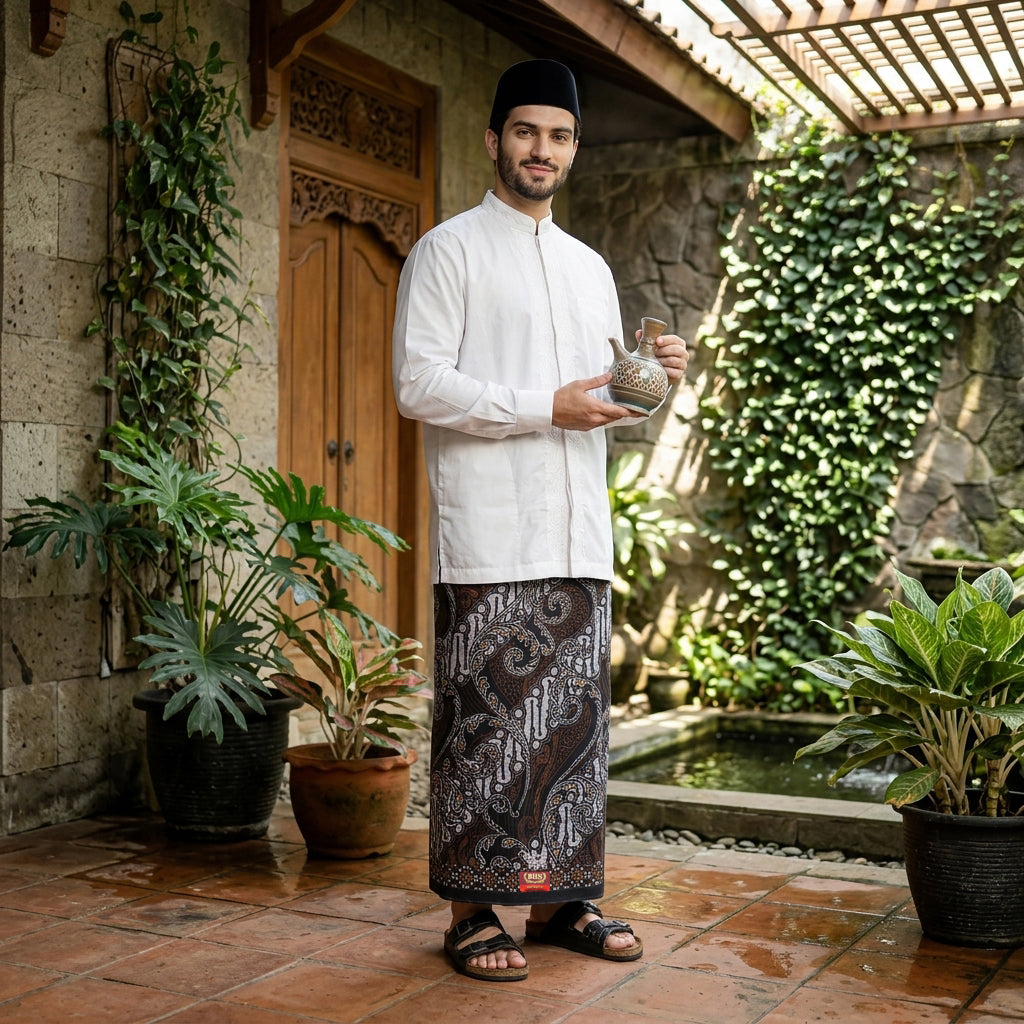 Sarung BHS Infinity Gold Motif V34 CBE SJ 012
