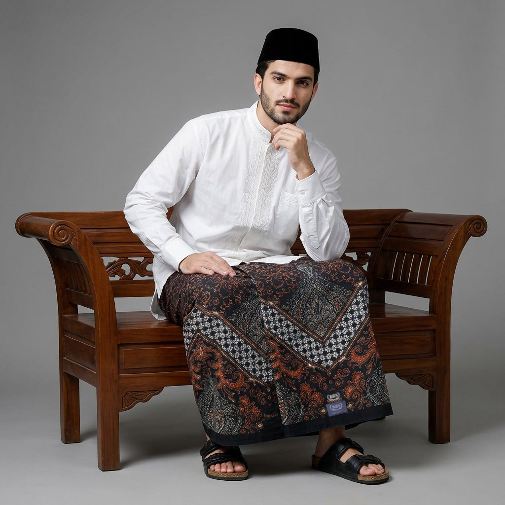 Sarung BHS Infinity Silver Motif V34 CBD SJ 001