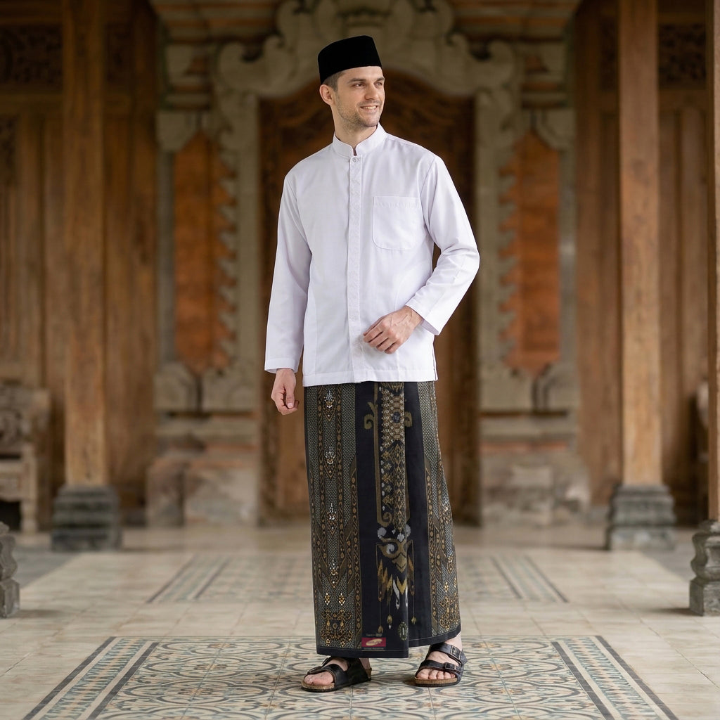 Sarung ATLAS Super Premium 925 A9 BJA SJ Black Gold
