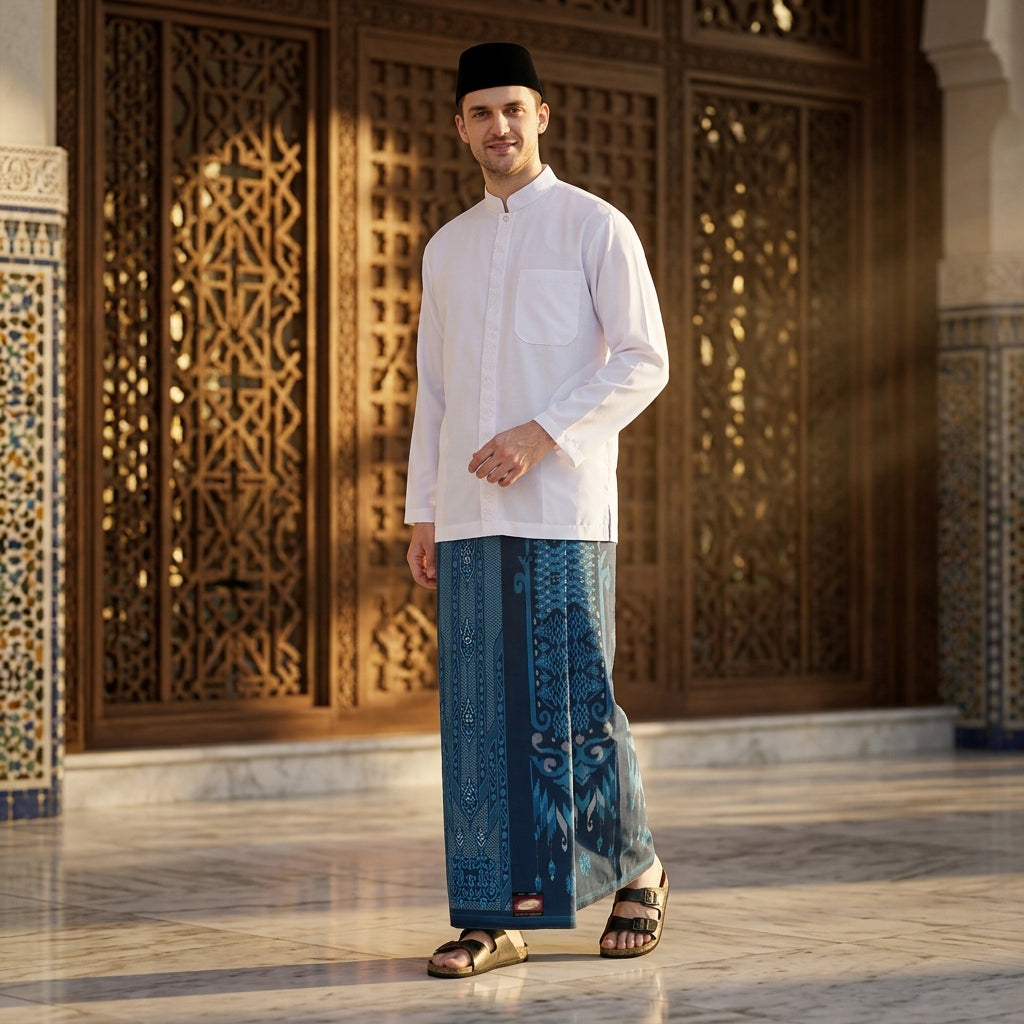 Sarung ATLAS Super Premium 925 A9 BJA SJ Dark Blue