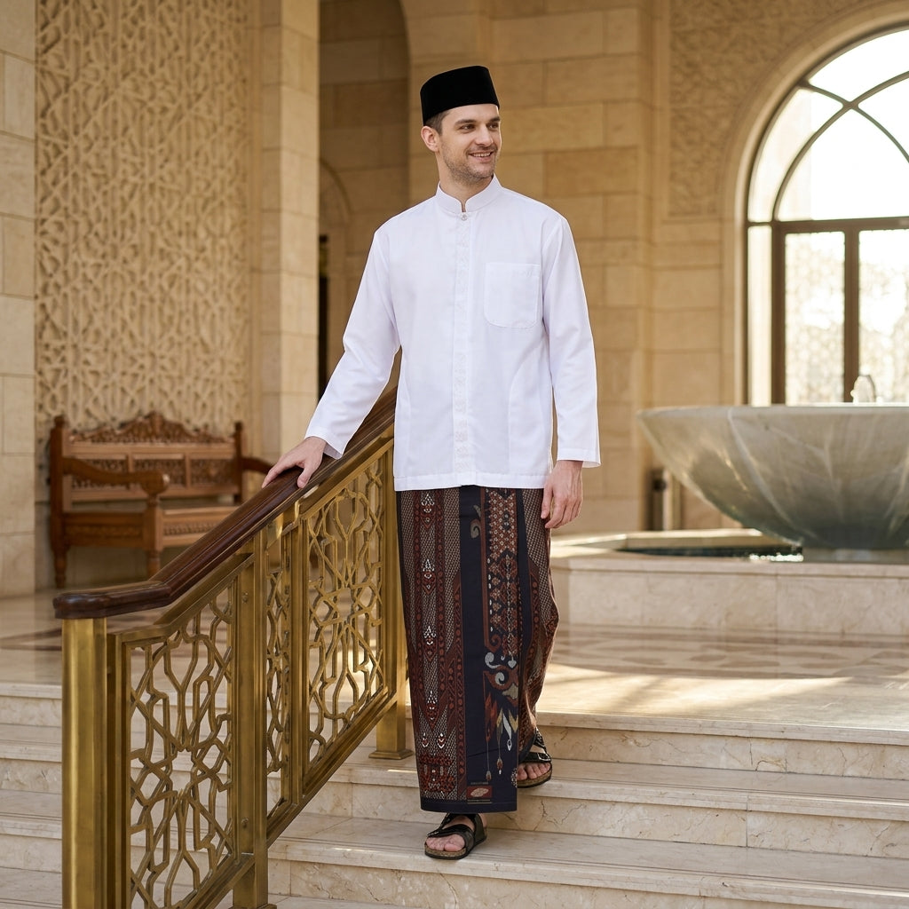 Sarung ATLAS Super Premium 925 A9 BJA SJ Dark Brown