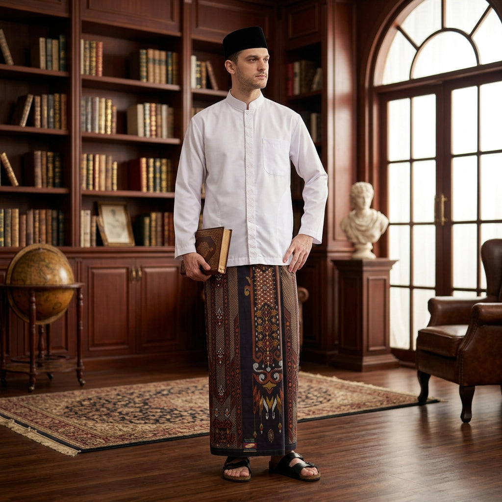 Sarung ATLAS Super Premium 925 A9 BJA SJ Dark Choco