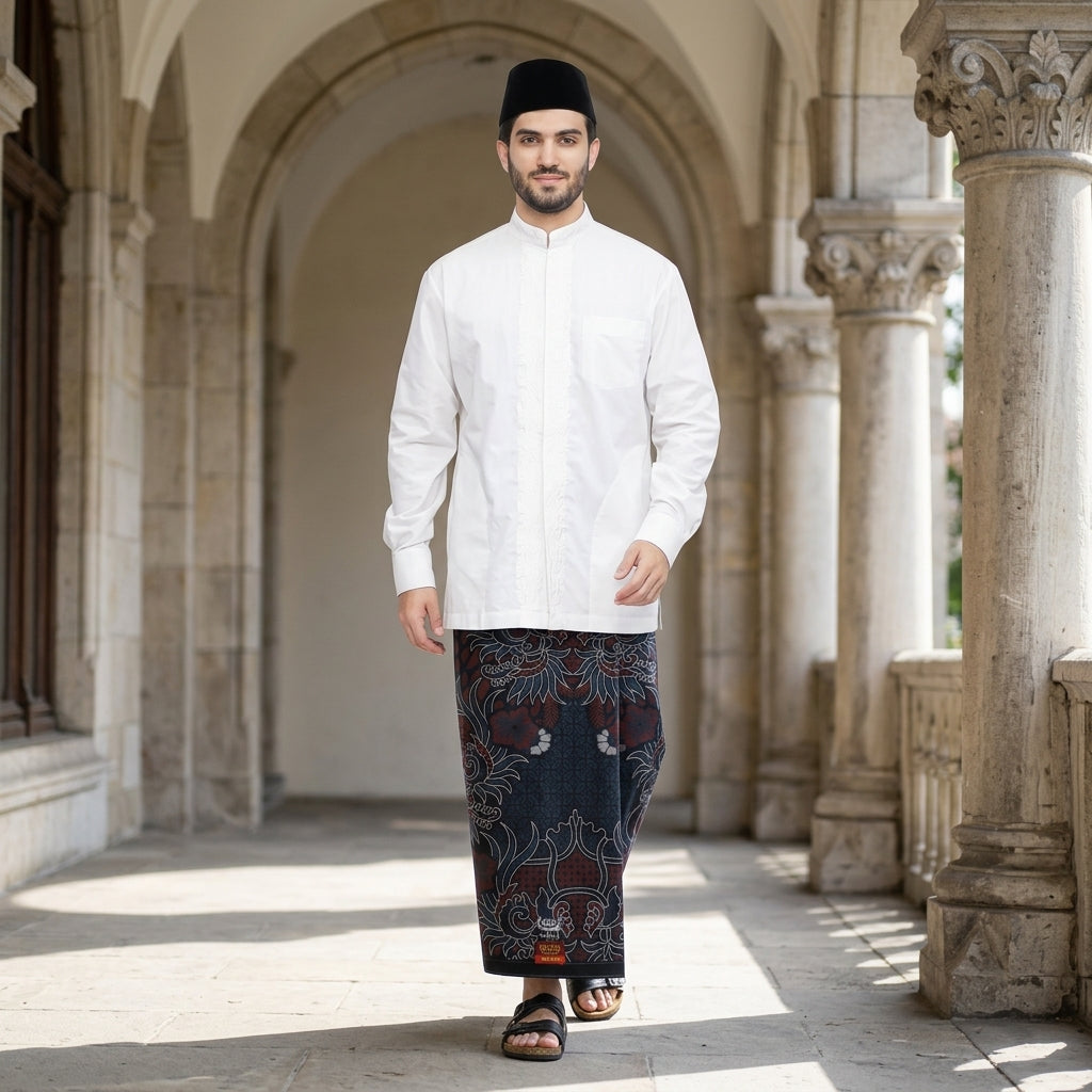 Sarung BHS Infinity Gold Motif V34 CBE SJ 013