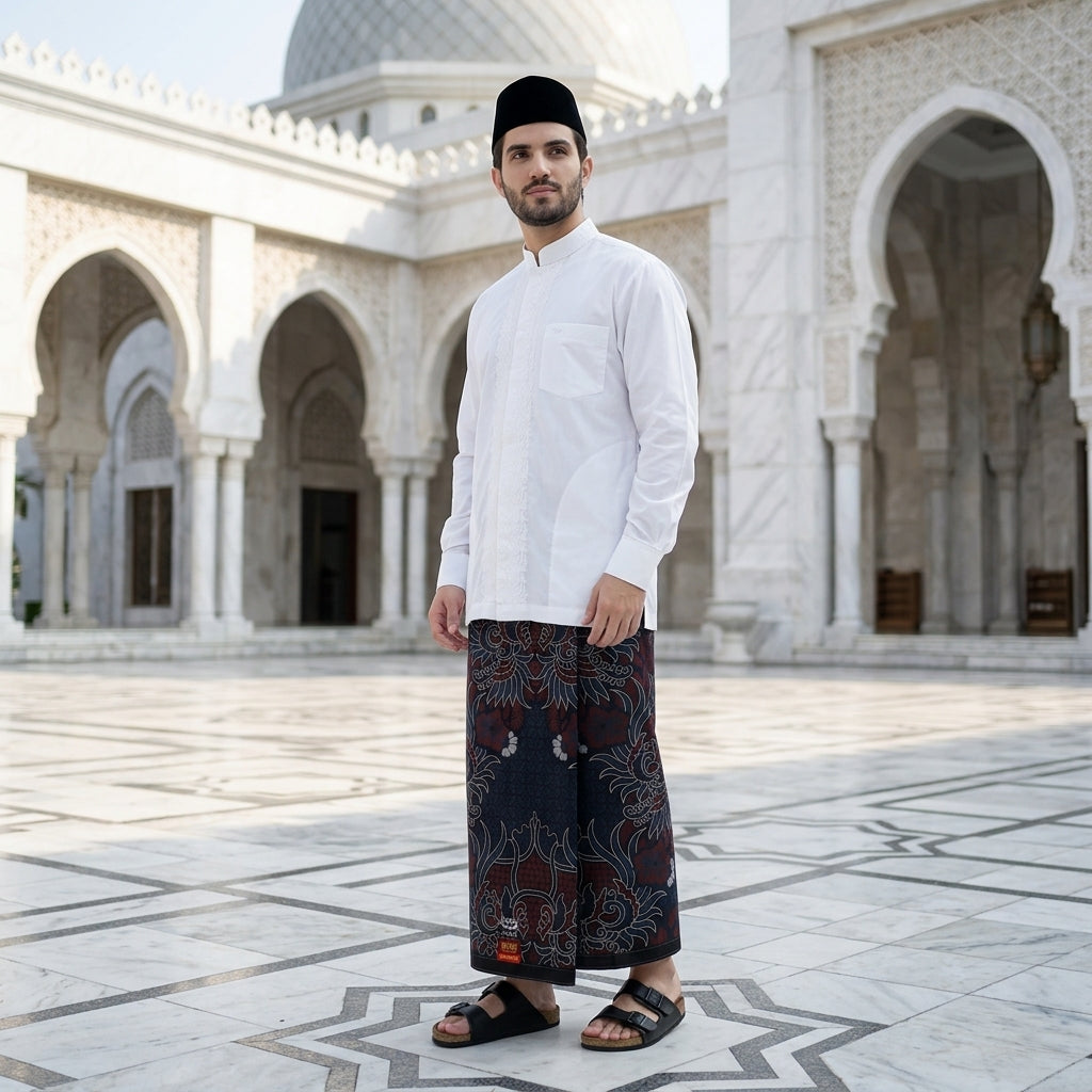 Sarung BHS Infinity Gold Motif V34 CBE SJ 013