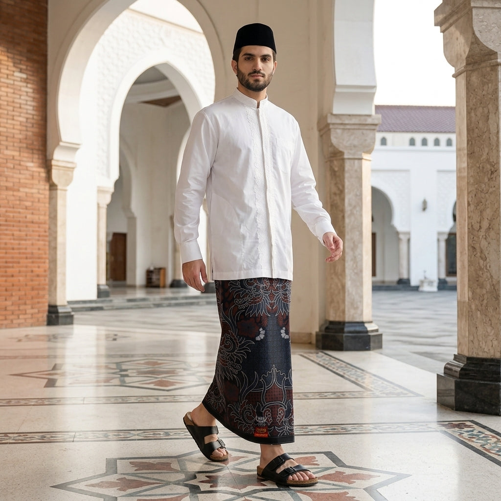 Sarung BHS Infinity Gold Motif V34 CBE SJ 013