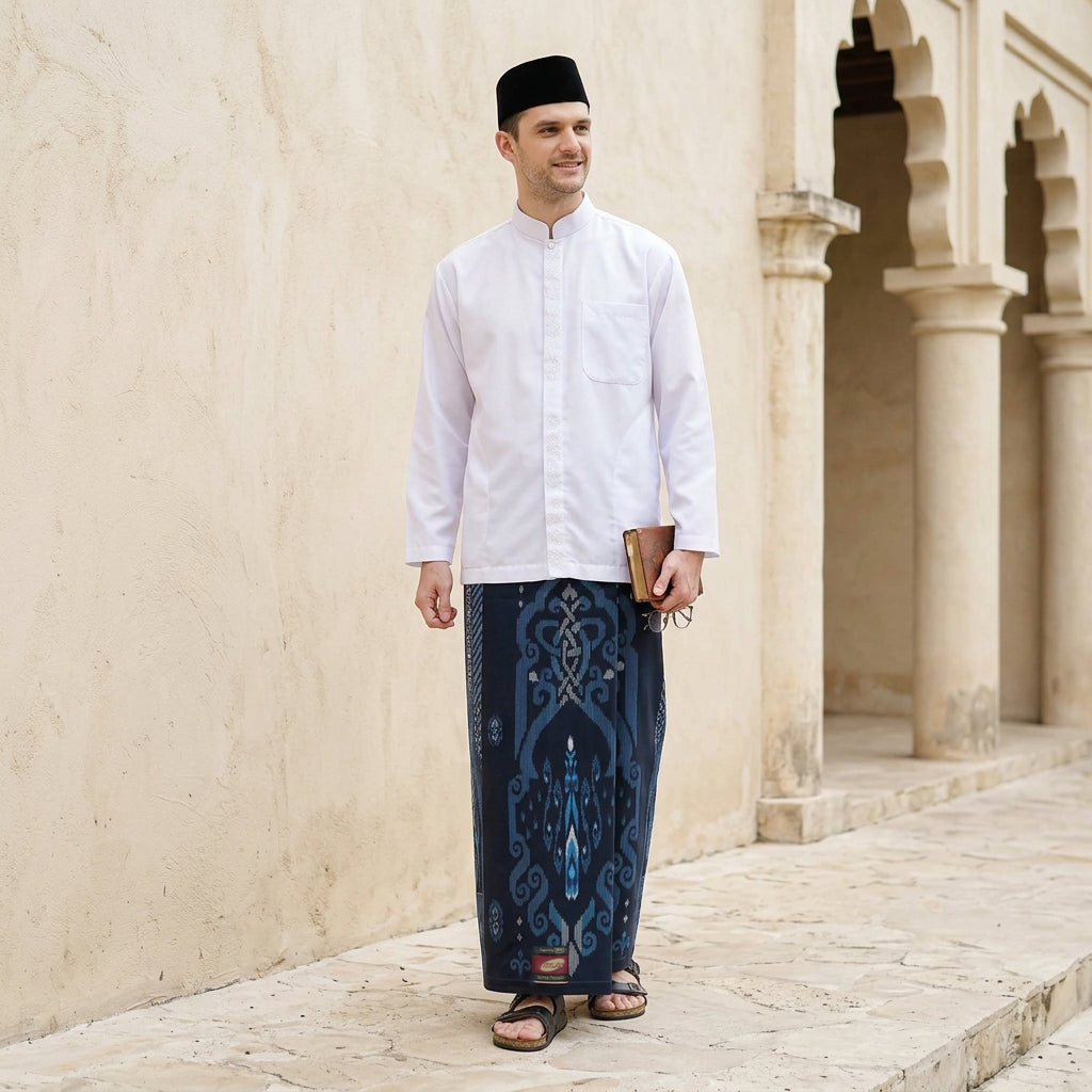 Sarung ATLAS Super Premium 925 A9 PJA SJ Dark Blue