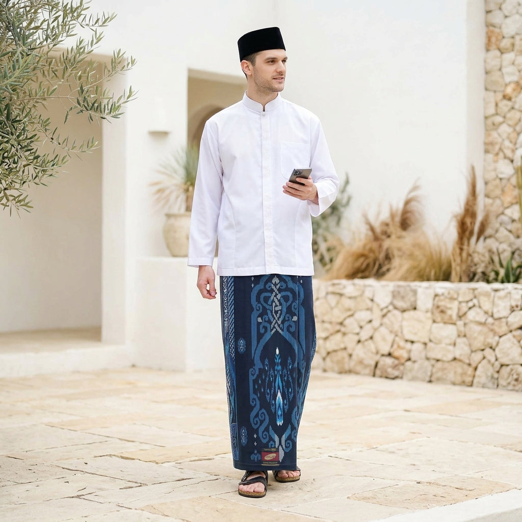 Sarung ATLAS Super Premium 925 A9 PJA SJ Dark Blue