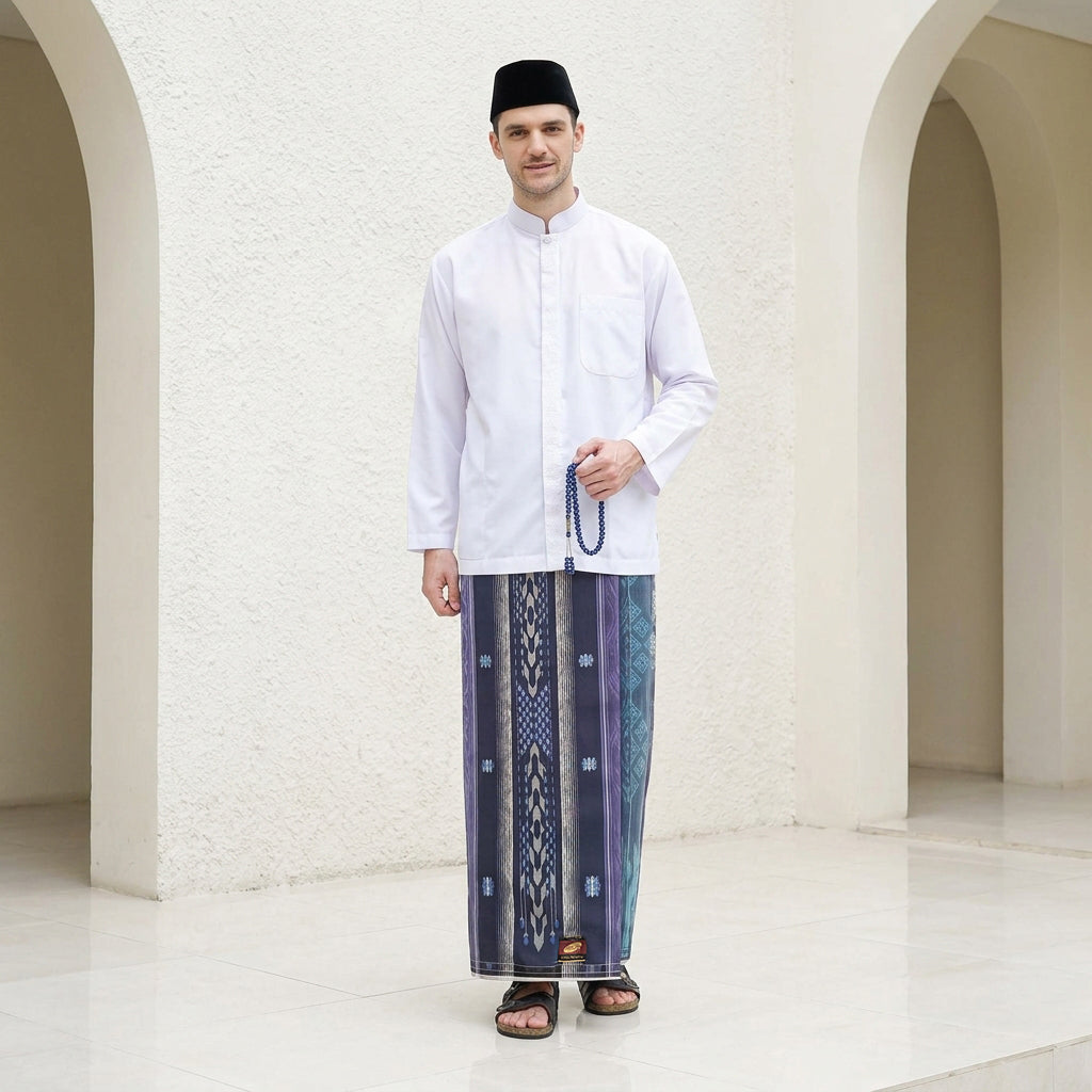Sarung ATLAS Super Premium 940 A9 SKA SJ Biru