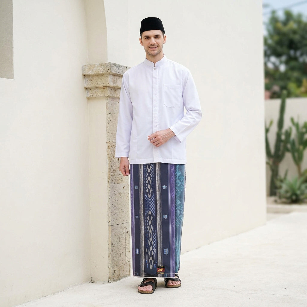 Sarung ATLAS Super Premium 940 A9 SKA SJ Biru