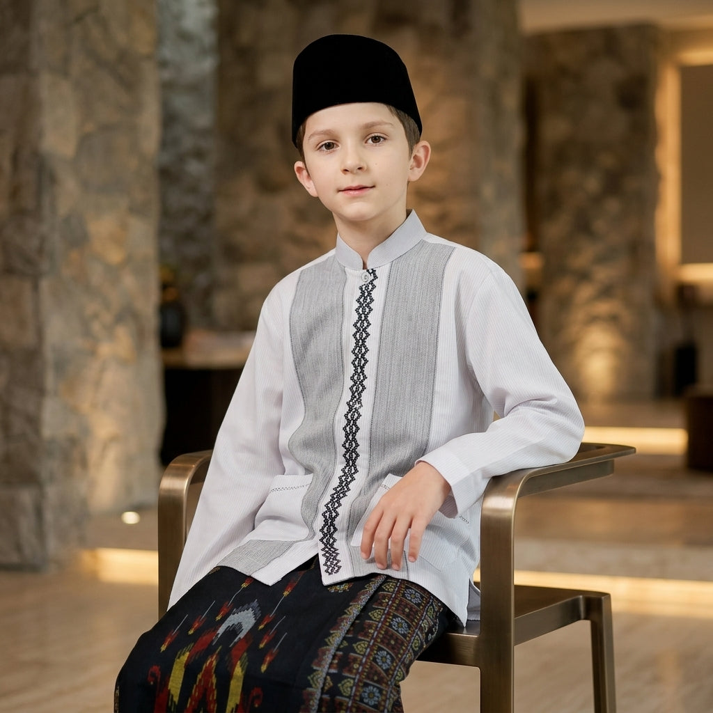 Sarung ATLAS Junior 435 A3-SSL Hitam Coklat