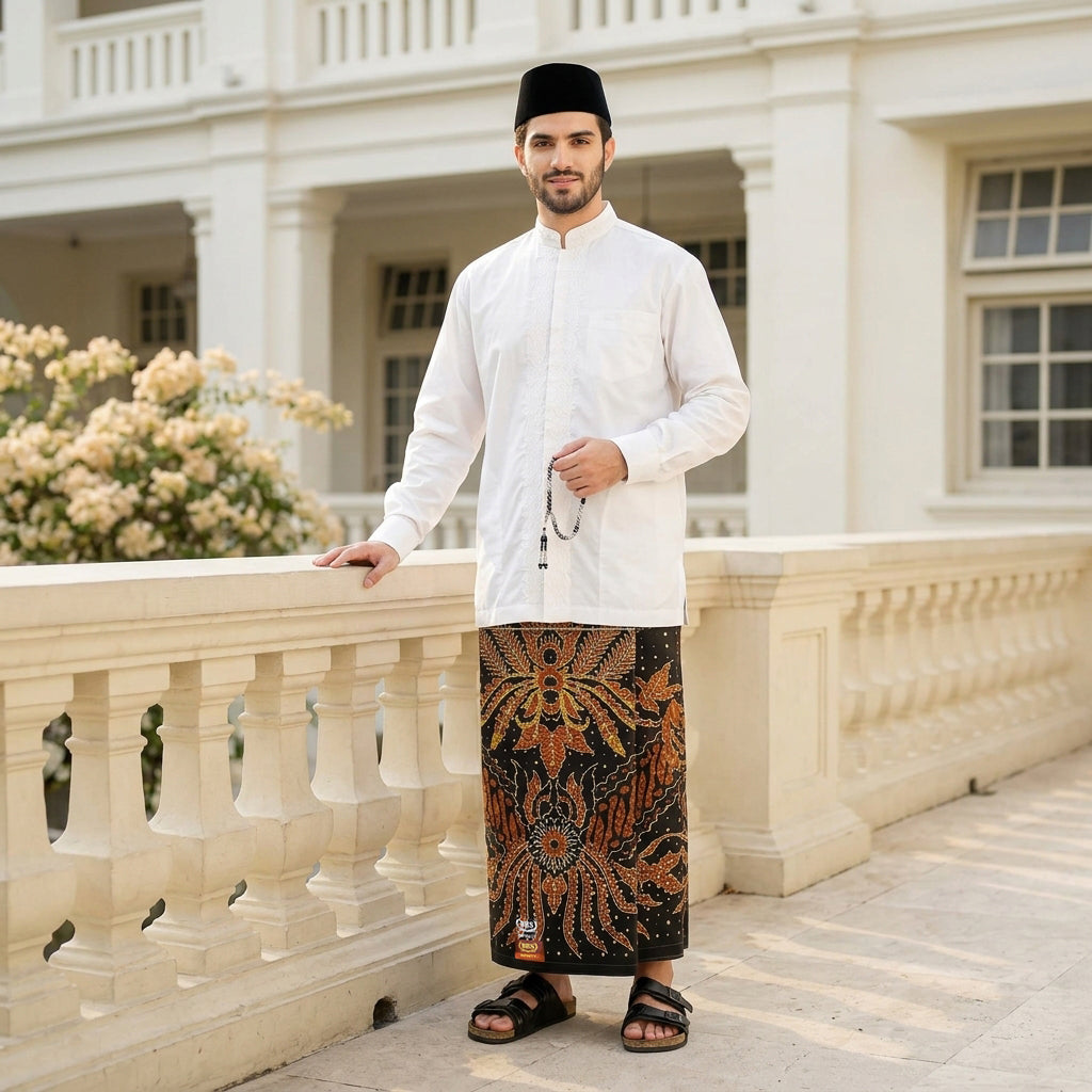 Sarung BHS Infinity Gold Motif V34 CBC SJ 002
