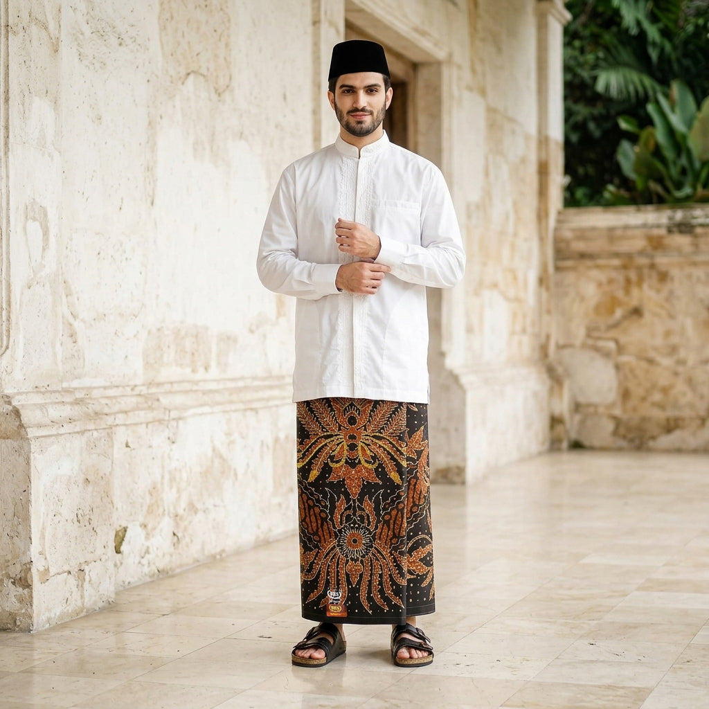 Sarung BHS Infinity Gold Motif V34 CBC SJ 002