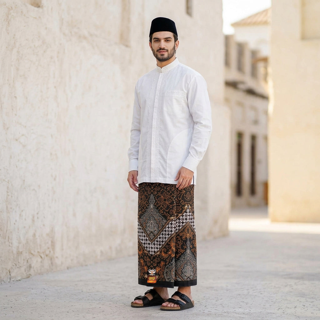Sarung BHS Infinity Gold Motif V34 CBD 007