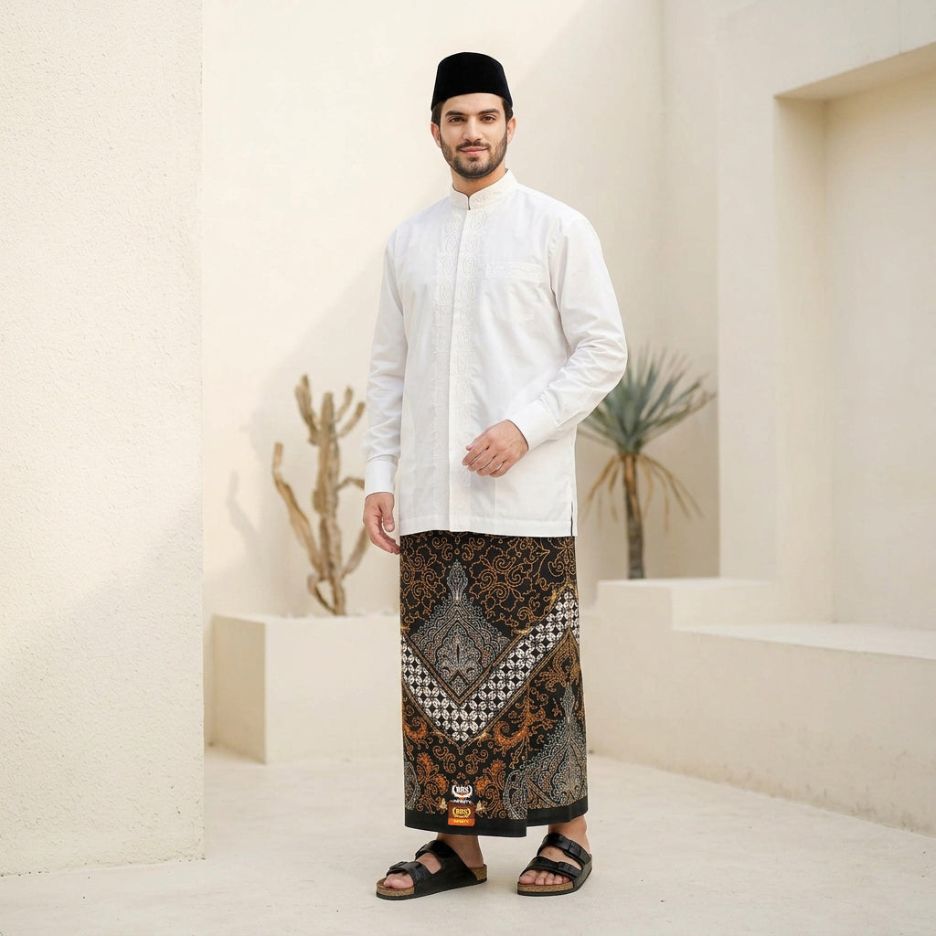 Sarung BHS Infinity Gold Motif V34 CBD 007