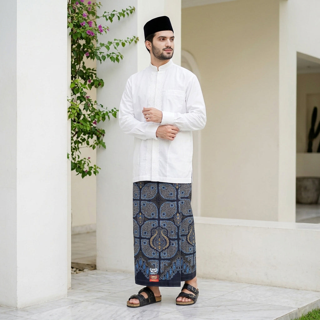 Sarung BHS Infinity Gold Motif V34 CBA SJ 001