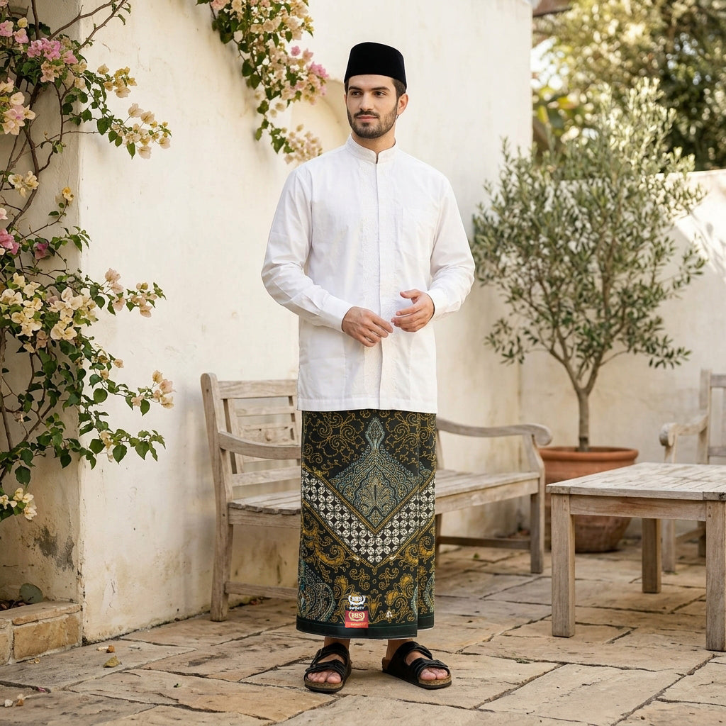Sarung BHS Infinity Gold Motif V34 CBD SJ 006