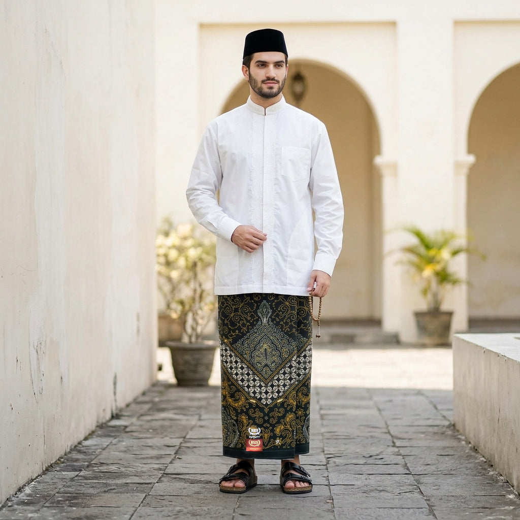 Sarung BHS Infinity Gold Motif V34 CBD SJ 006