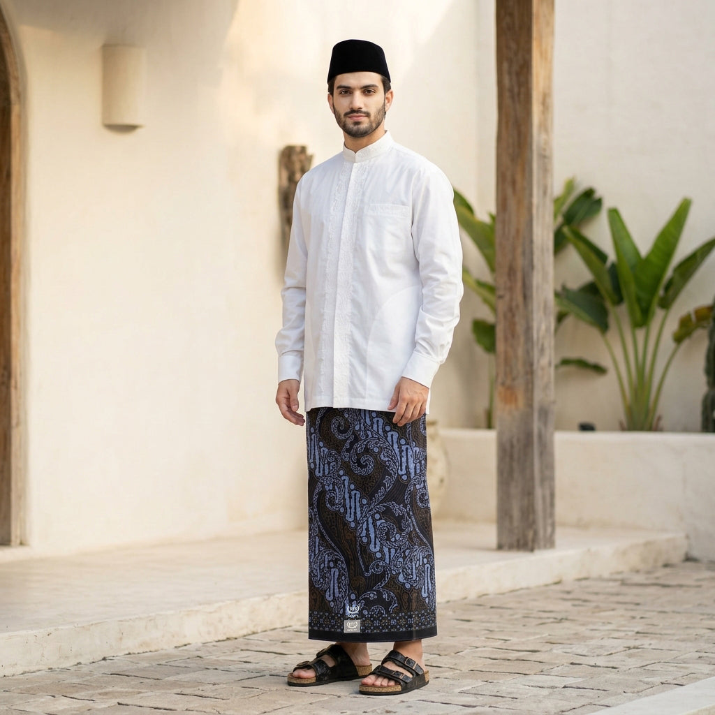 Sarung BHS Infinity Silver Motif V34 CBE SJ 004