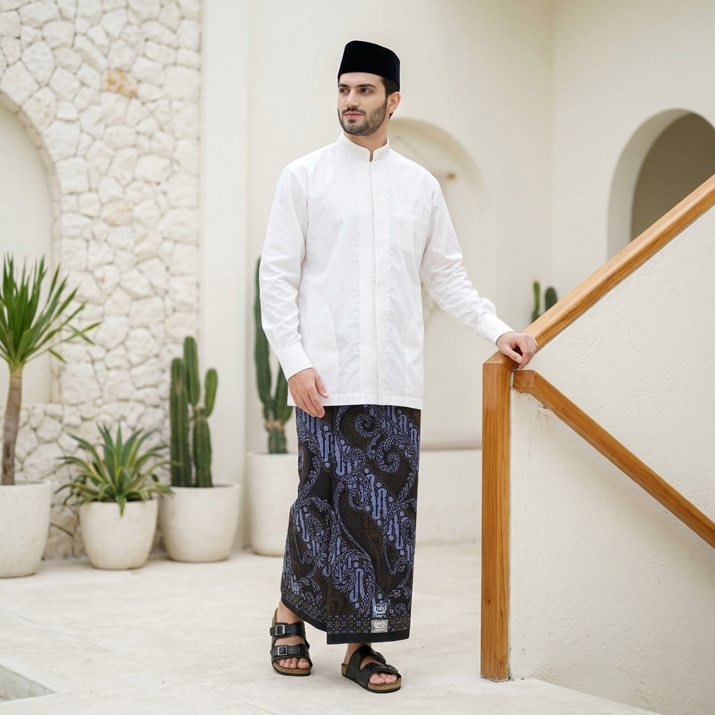 Sarung BHS Infinity Silver Motif V34 CBE SJ 004