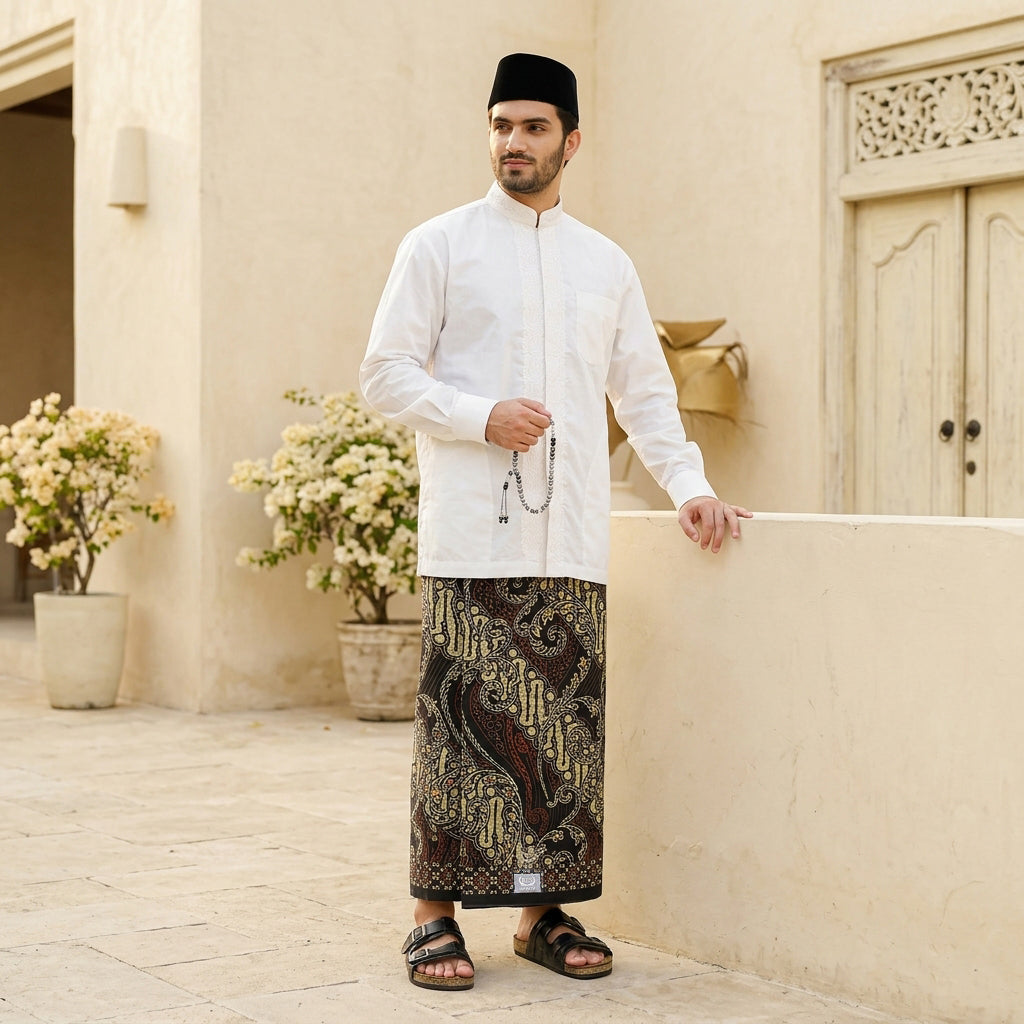Sarung BHS Infinity Silver Motif V34 CBE SJ 005
