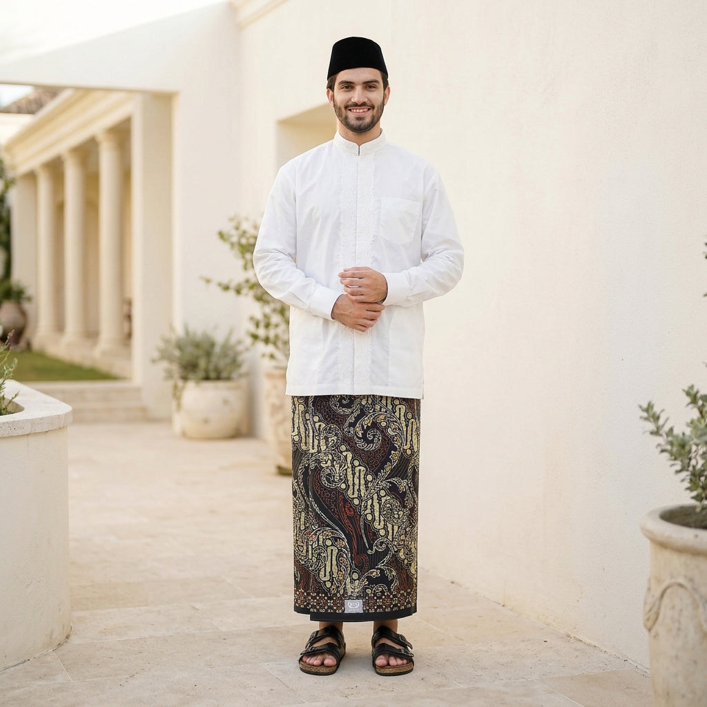 Sarung BHS Infinity Silver Motif V34 CBE SJ 005