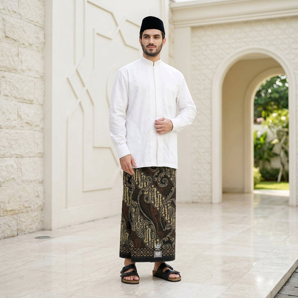 Sarung BHS Infinity Silver Motif V34 CBE SJ 006