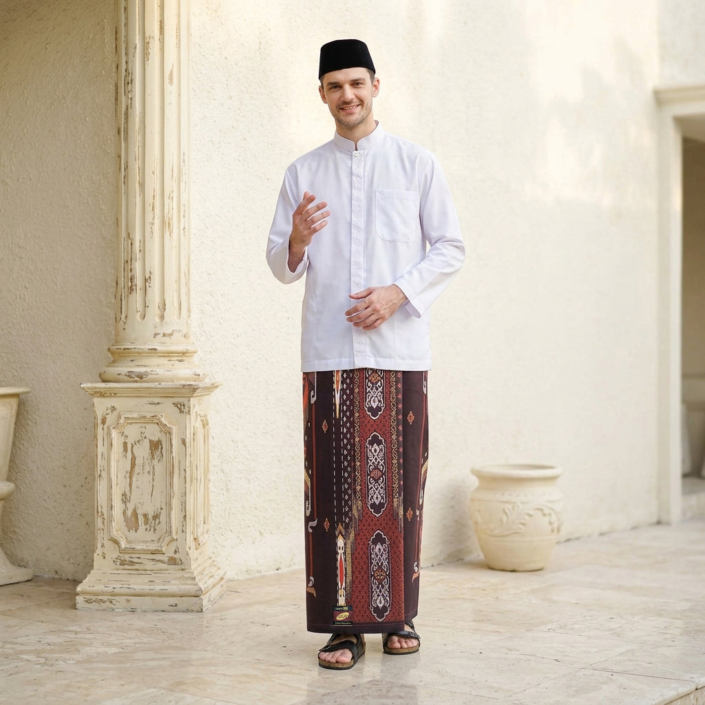 Sarung ATLAS Super Premium 925 A9 BJA SJ Maroon