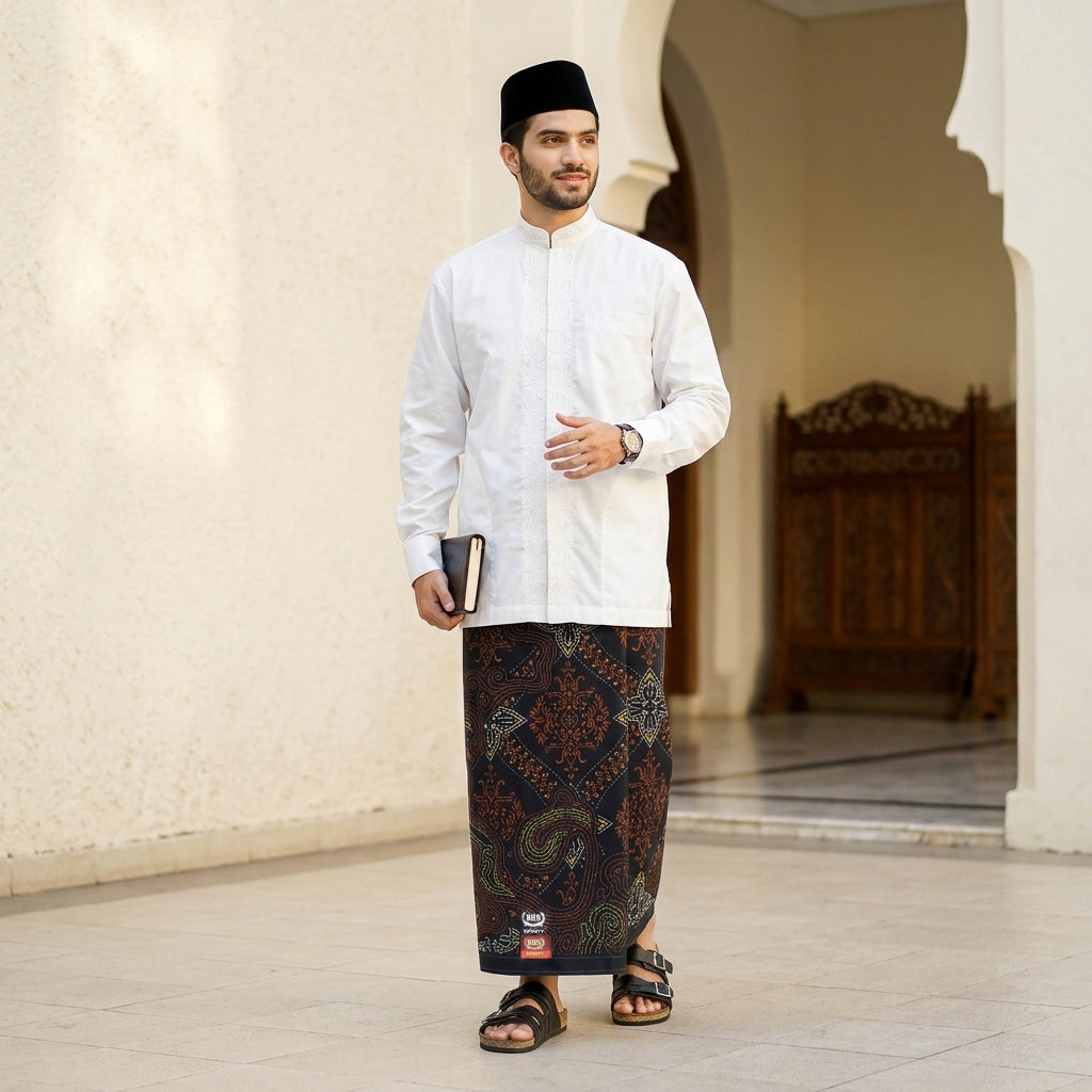 Sarung BHS Infinity Gold Motif V34 CBC SJ 005