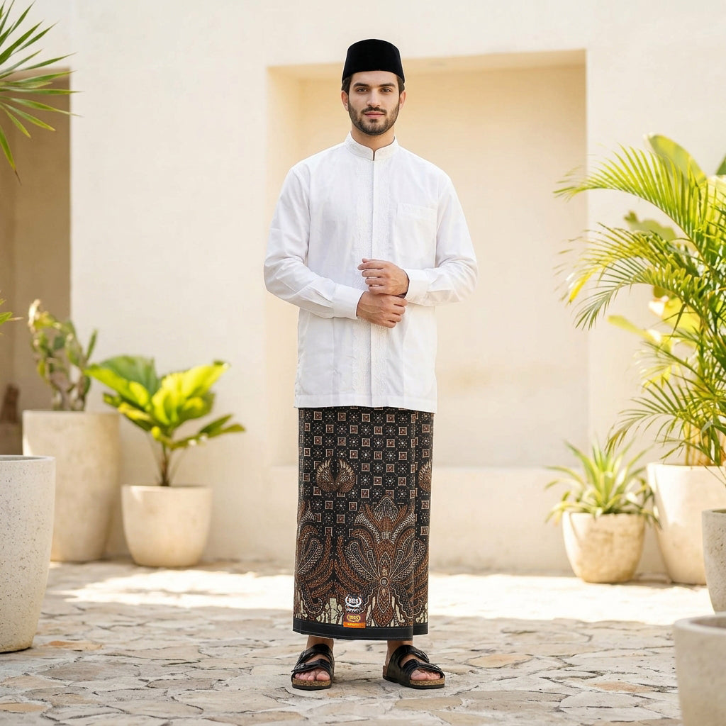 Sarung BHS Infinity Gold Motif V34 CBD SJ 007