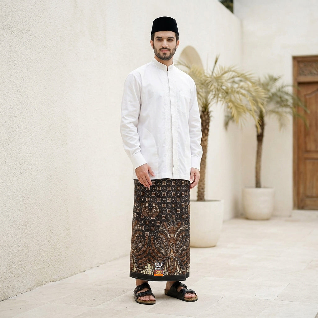 Sarung BHS Infinity Gold Motif V34 CBD SJ 007