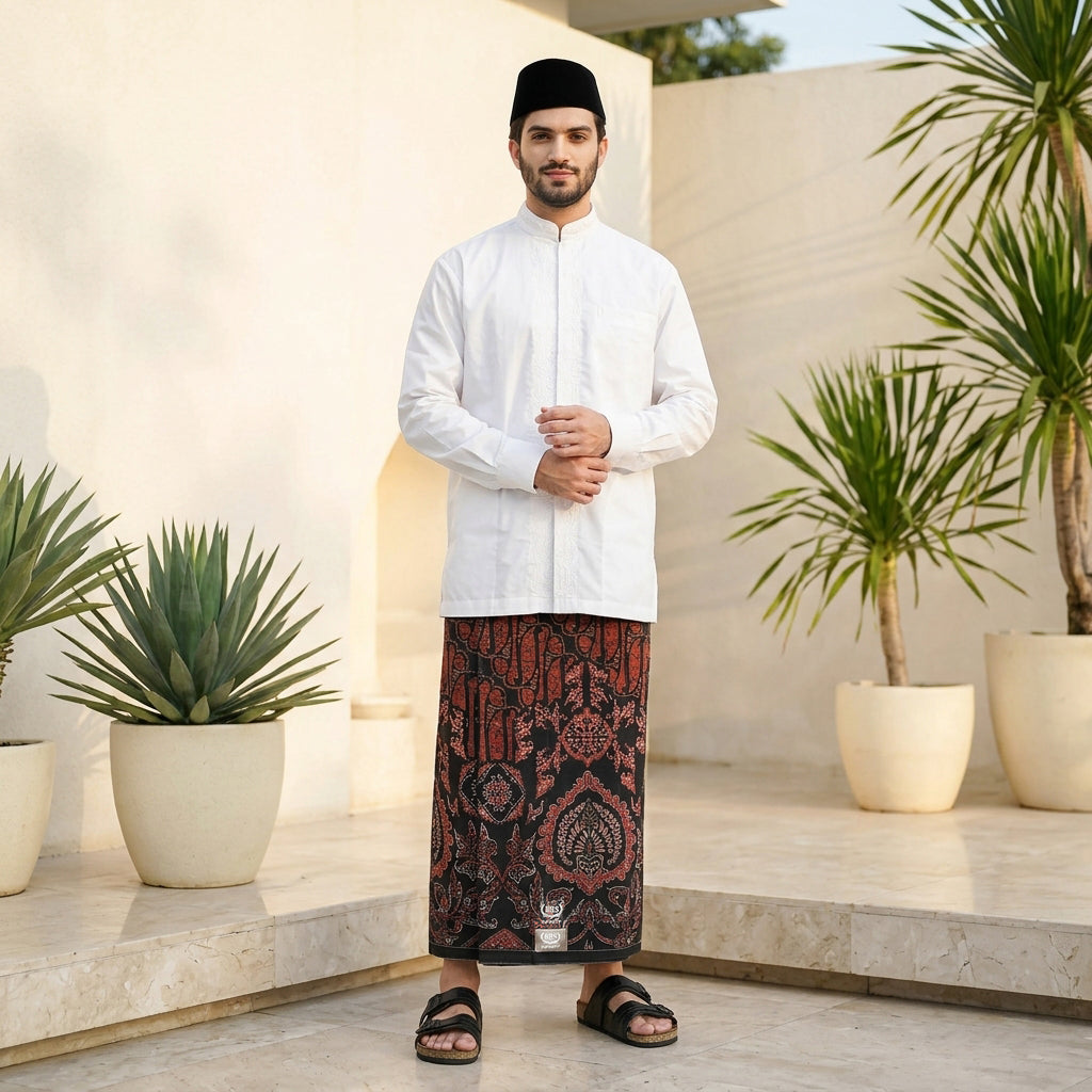 Sarung BHS Infinity Silver Motif V34 CBE SJ 007
