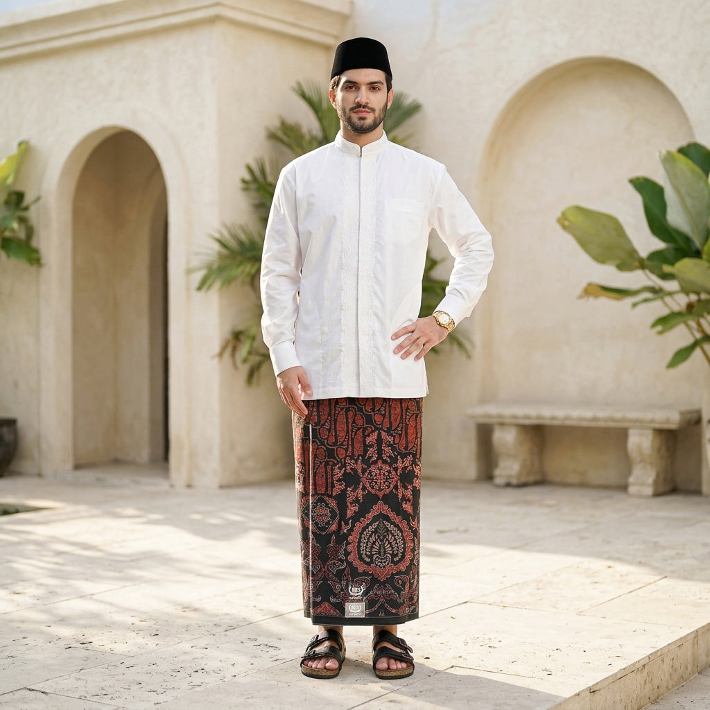 Sarung BHS Infinity Silver Motif V34 CBE SJ 007