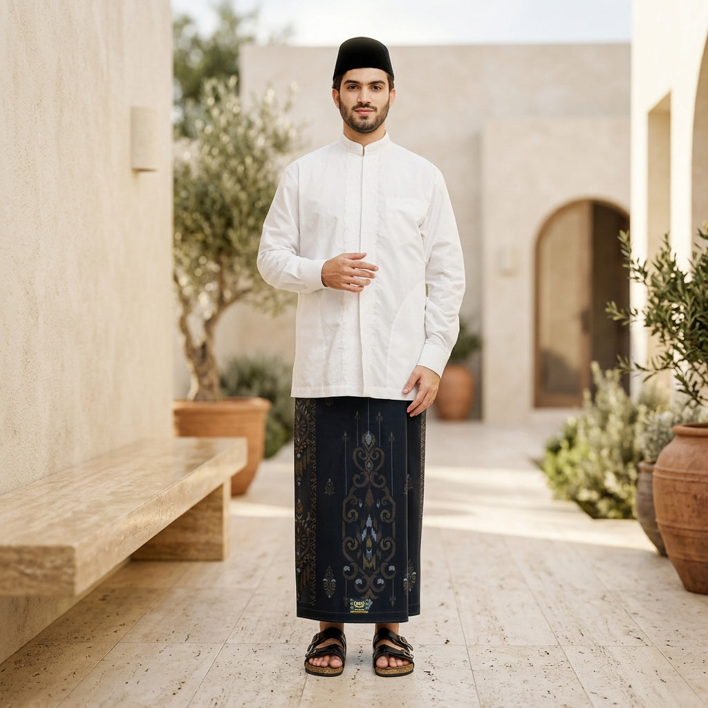 Sarung BHS Innovaire Gold Motif F32 PKM SJ Black Gold