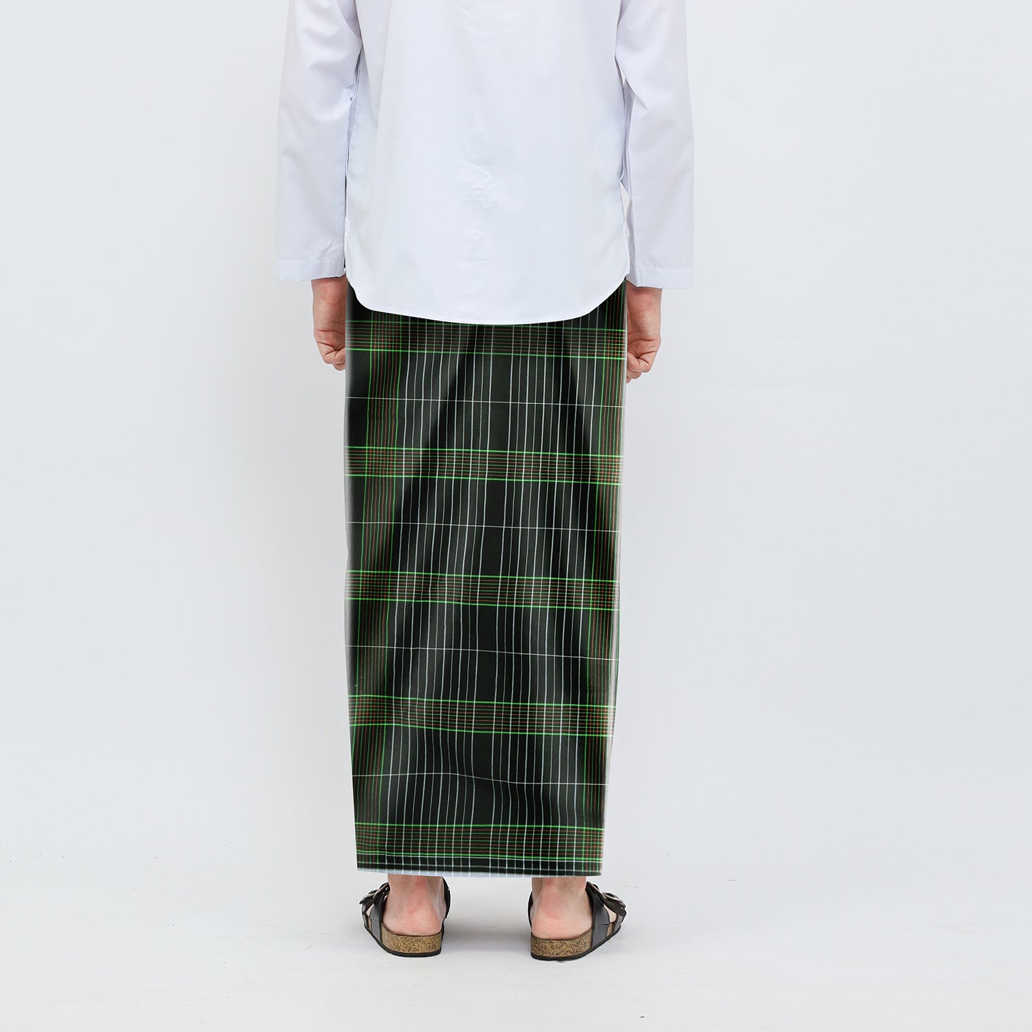 Sarung ATLAS Premium 550 DGH Hitam Hijau