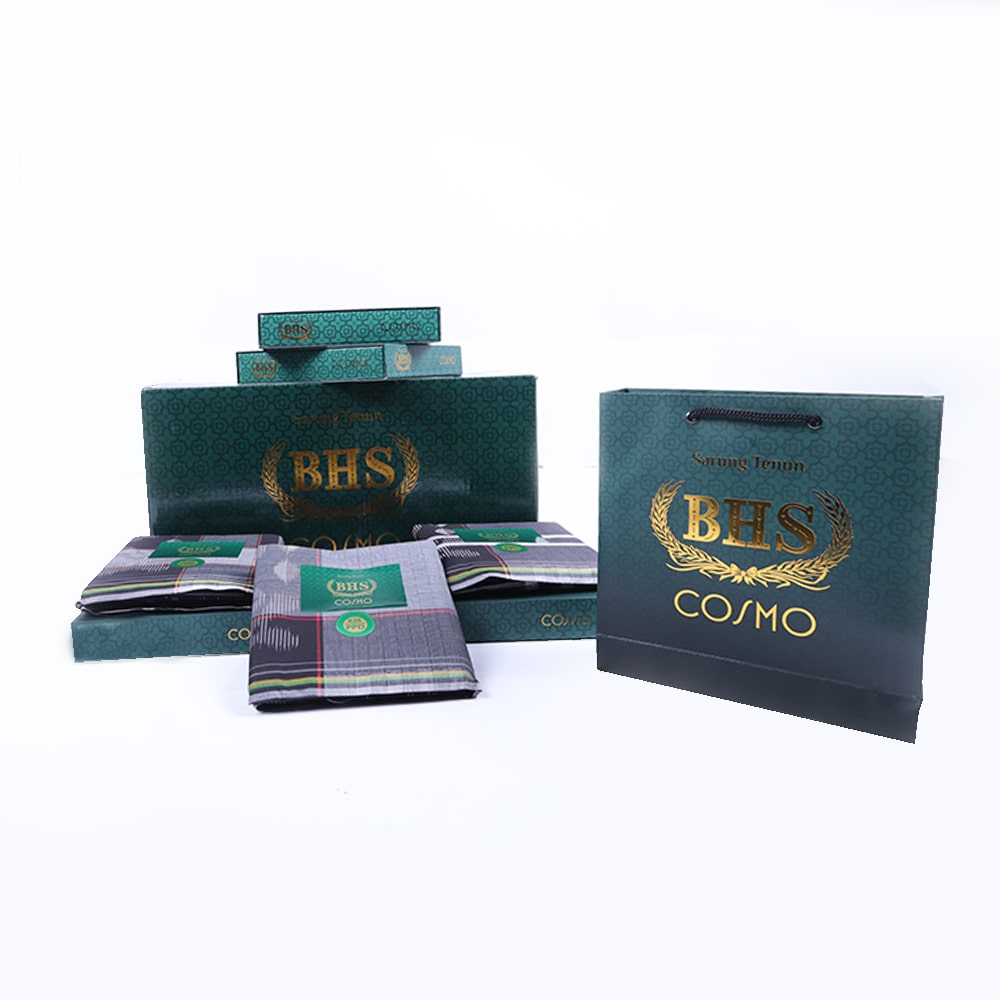 Grosir 10 Pcs Sarung BHS Cosmo Gold Motif PPD