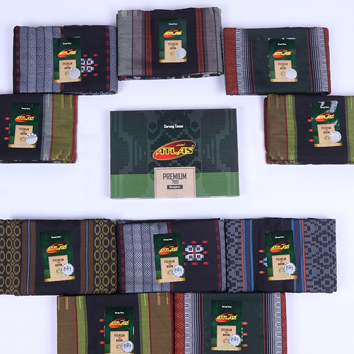 Grosir Sarung ATLAS Premium 760 Songket