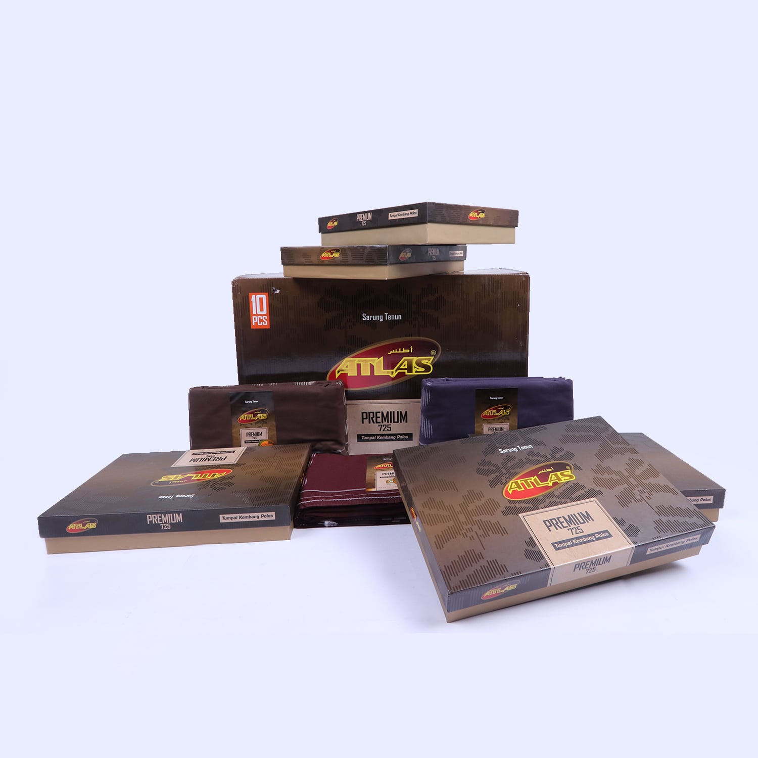 Grosir Sarung ATLAS Premium 725 Tumpal Kembang