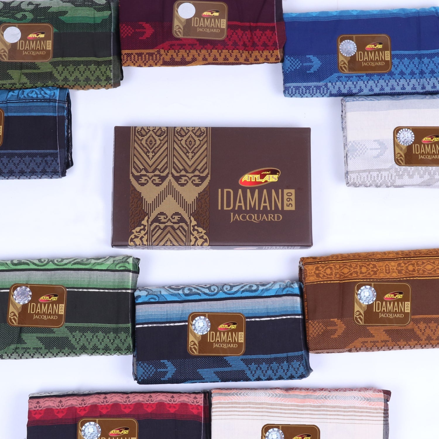 Grosir 10 Pcs Sarung ATLAS Idaman 590 Jacquard