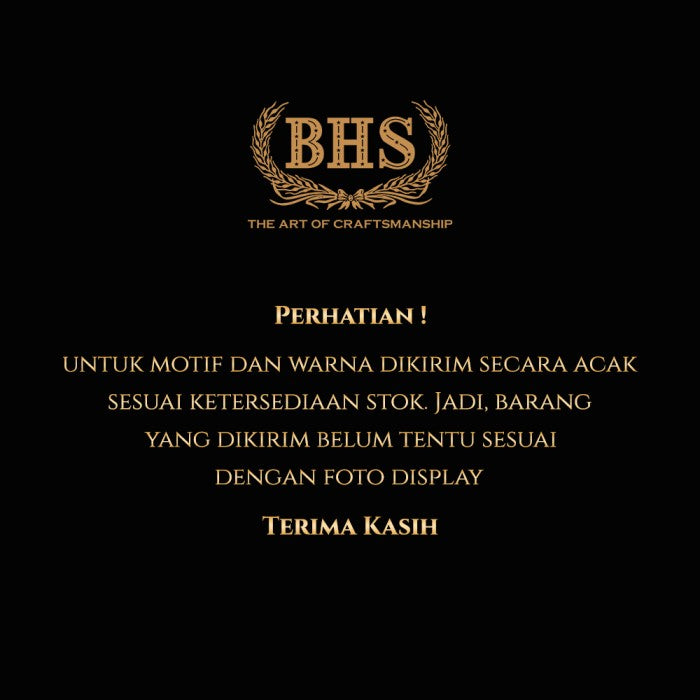 Surban Subaiyah BHS Classic Silver Motif & Warna Mix
