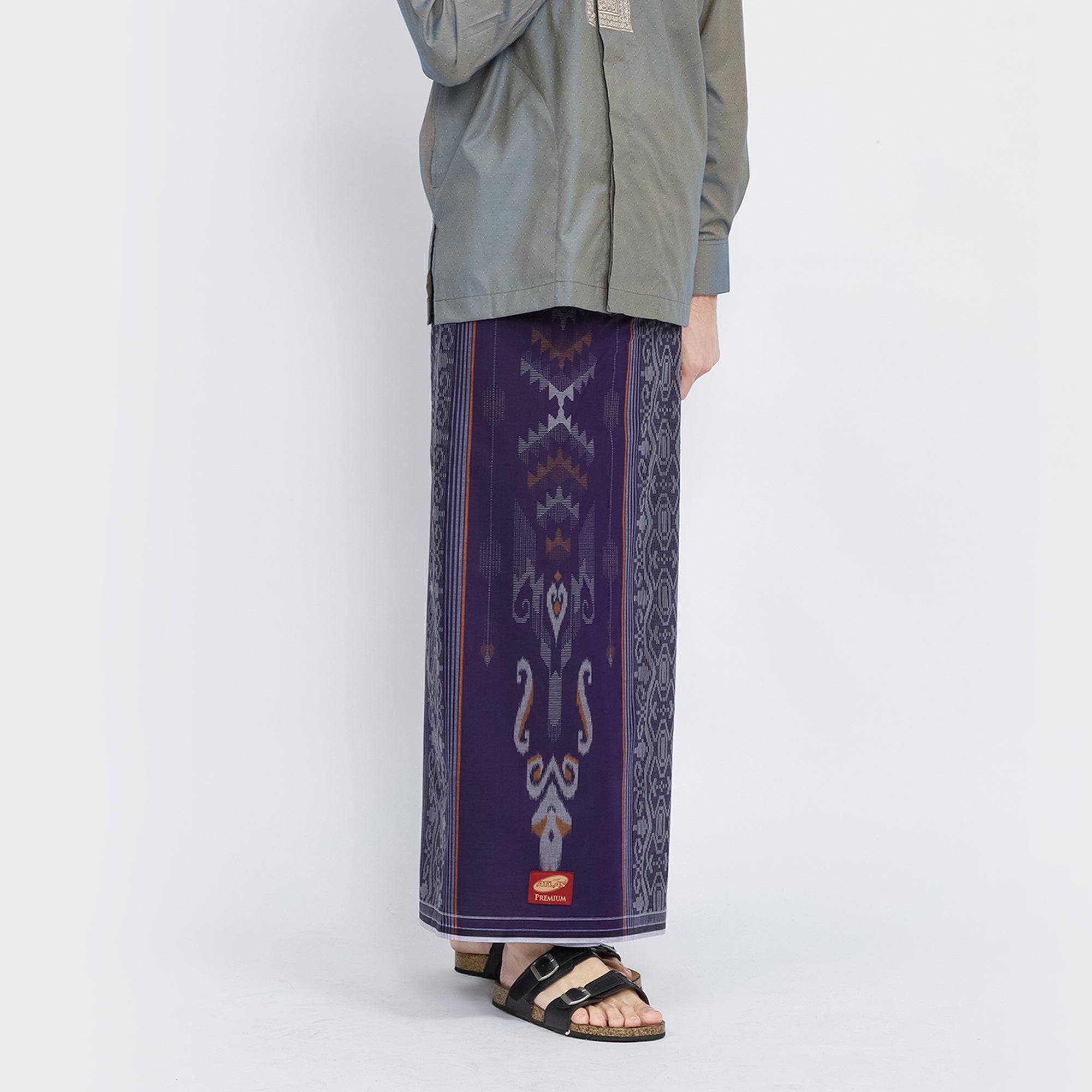 Sarung ATLAS Premium 745 Dobby Kembang Motif & Warna Mix