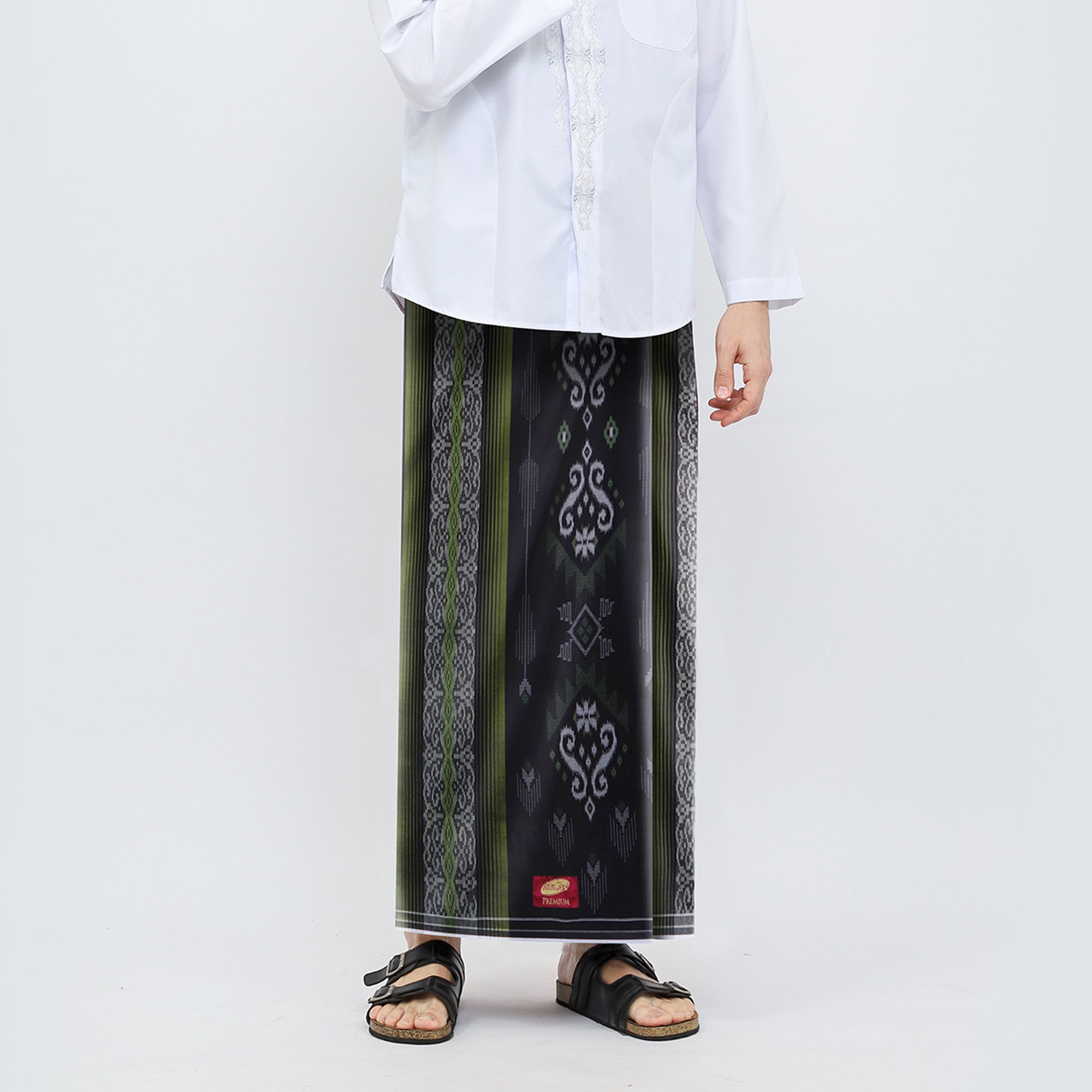 Sarung ATLAS Premium 745 Dobby Kembang Motif & Warna Mix