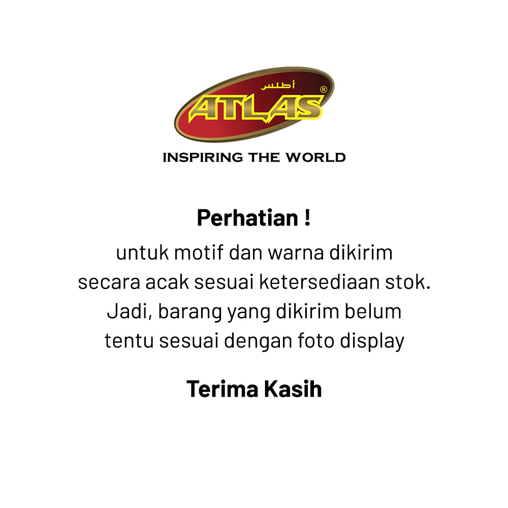 Sarung ATLAS Premium 745 Dobby Kembang Motif & Warna Mix